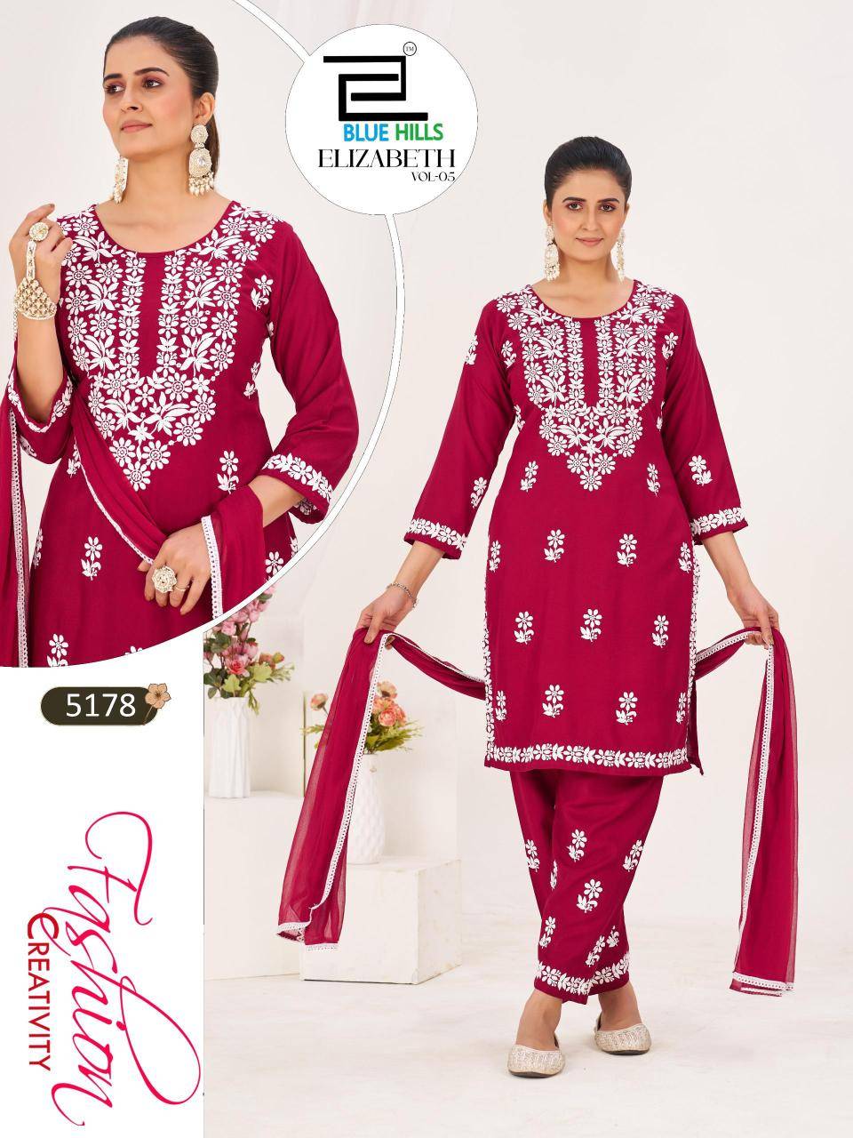 Blue hills elizabeth vol 5 Kurti manufacturers in Kolkata